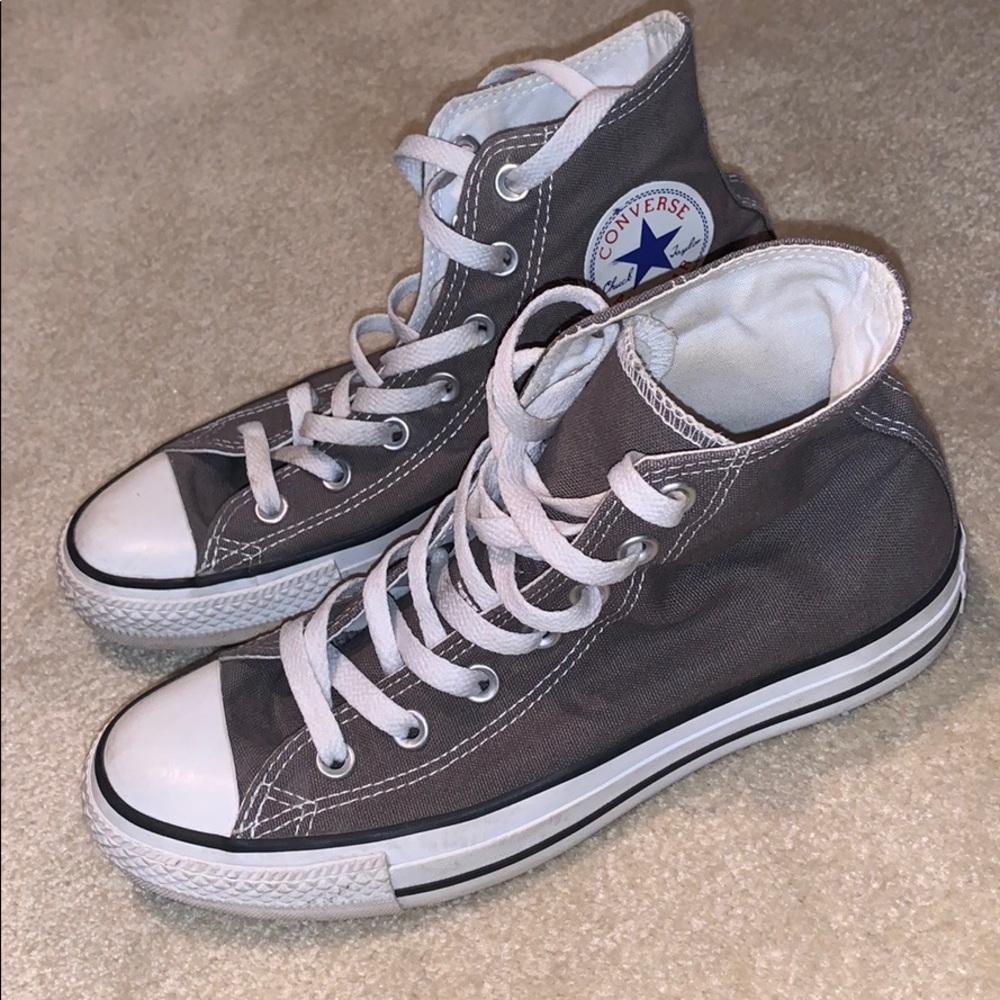 Women’s tall grey Converse